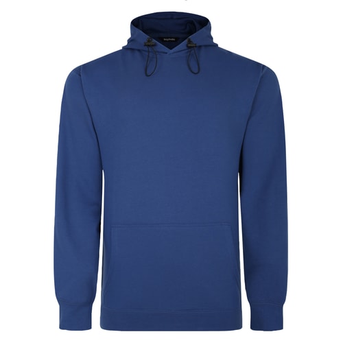 Bigdude Lightweight Loopback Hoody Deep Blue Tall